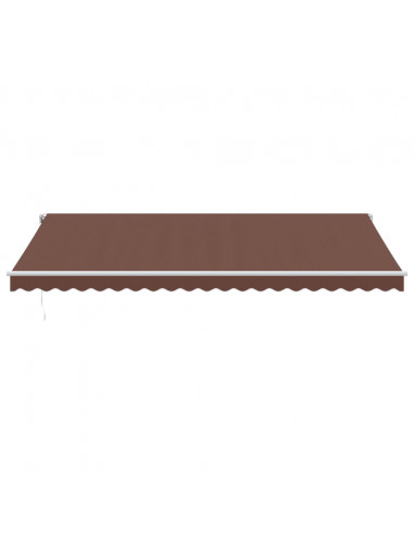 Tenda da Sole Retrattile Automatica Marrone 500x350 cm