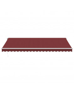 Tenda da Sole Retrattile Automatica Bordò 500x350 cm 2