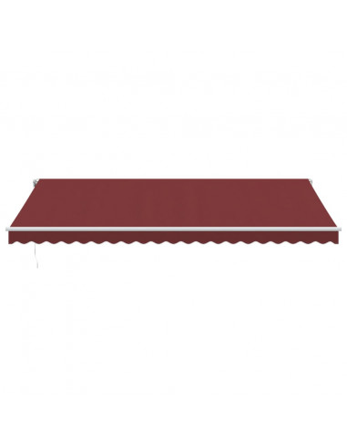 Tenda da Sole Retrattile Automatica Bordò 500x350 cm
