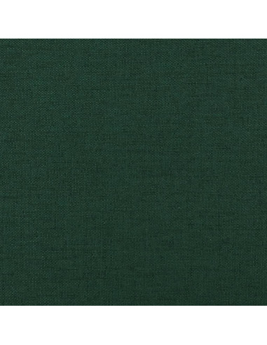 Poggiapiedi Verde Scuro 45x29,5x35 cm in Tessuto