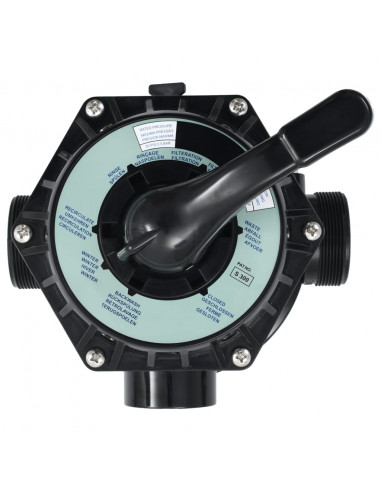 Valvola Multiporta per Filtro a Sabbia ABS 1,5" 6 vie