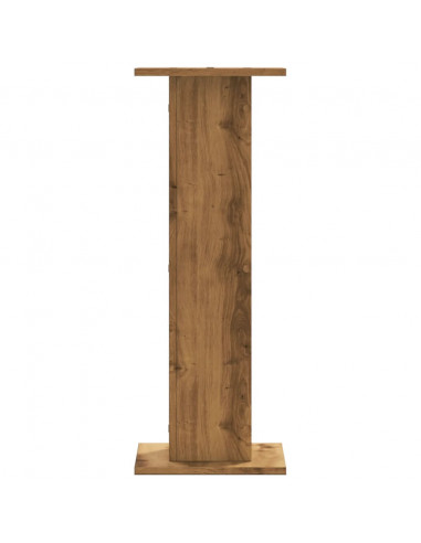 Supporti Altoparlanti 2 pz Rovere 30x30x80 cm in Multistrato