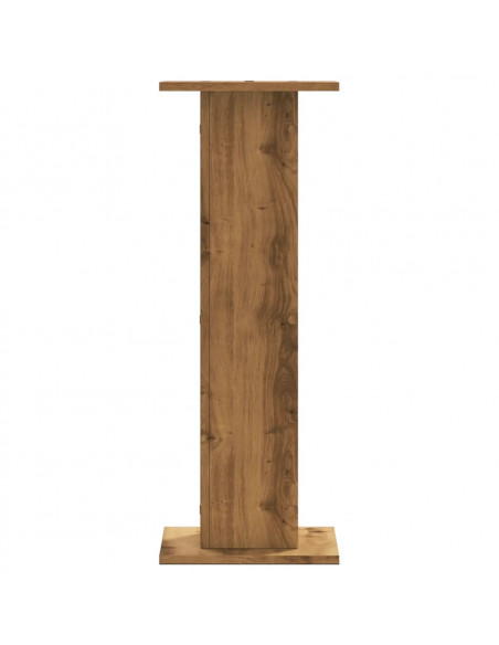 Supporti Altoparlanti 2 pz Rovere 30x30x80 cm in Multistrato