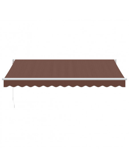 Tenda Sole Retrattile Manuale 350x250 cm Marrone
