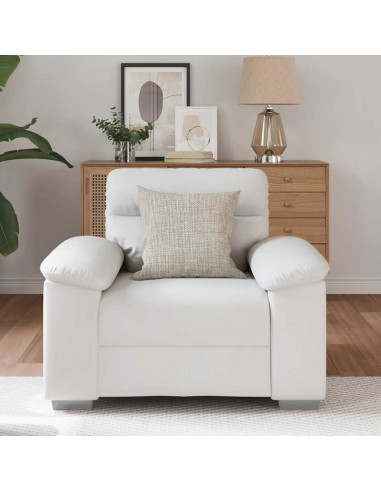 Poltrona Bianca 100x81x84 cm in Similpelle