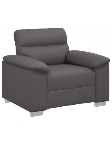 Poltrona Grigia 60 cm in Similpelle