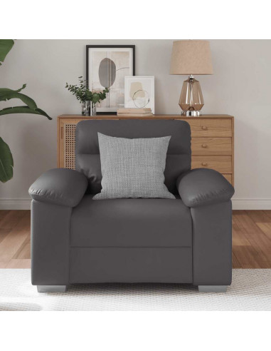 Poltrona Grigia 60 cm in Similpelle