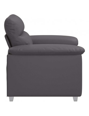 Poltrona Grigia 60 cm in Similpelle