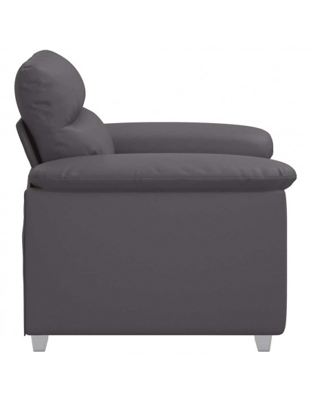 Poltrona Grigia 60 cm in Similpelle