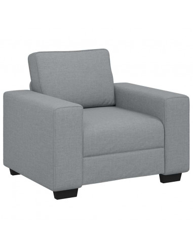 Poltrona Grigio Chiaro 60 cm in Tessuto