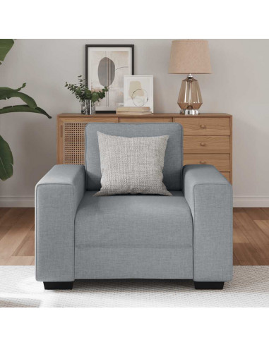 Poltrona Grigio Chiaro 60 cm in Tessuto