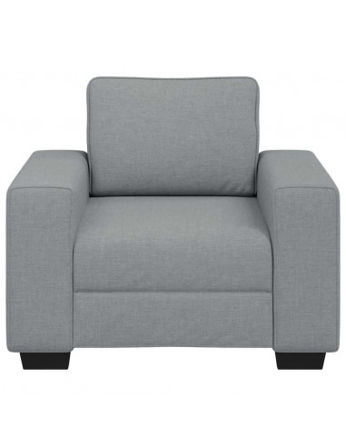 Poltrona Grigio Chiaro 60 cm in Tessuto