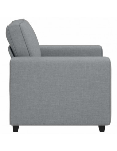 Poltrona Grigio Chiaro 60 cm in Tessuto