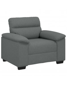 Poltrona Grigio Scuro 60 cm in Tessuto 2