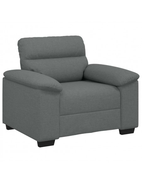 Poltrona Grigio Scuro 60 cm in Tessuto