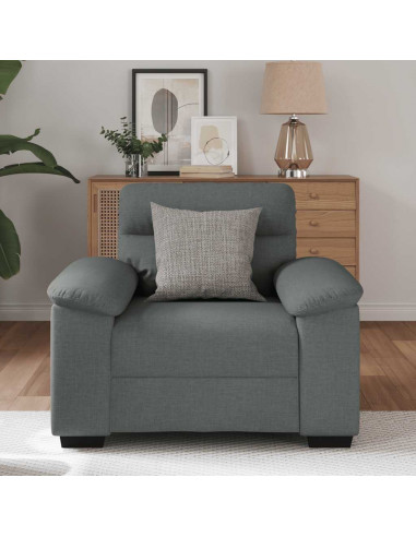 Poltrona Grigio Scuro 60 cm in Tessuto