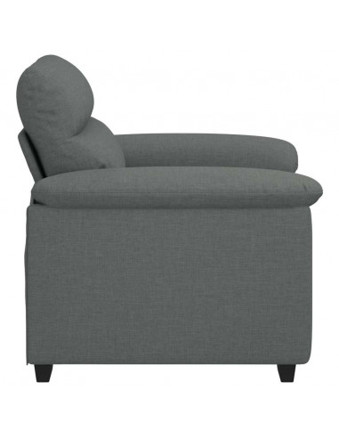 Poltrona Grigio Scuro 60 cm in Tessuto