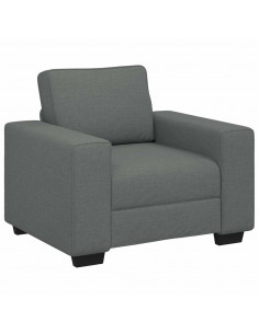 Poltrona Grigio Scuro 60 cm in Tessuto 2