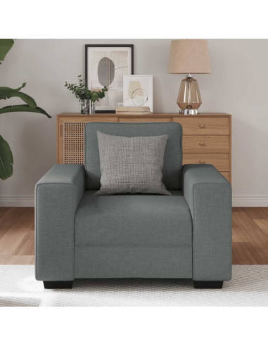 Poltrona Grigio Scuro 60 cm in Tessuto