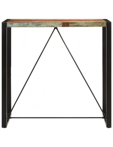 Tavolo da Bar 110x55x110 cm in Legno Massello di Recupero