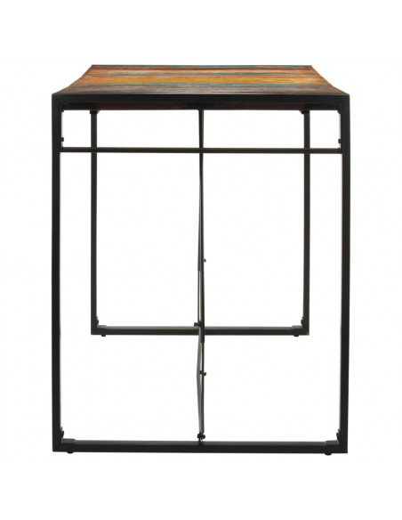 Tavolo da Bar 175x90x110 cm in Legno Massello di Recupero