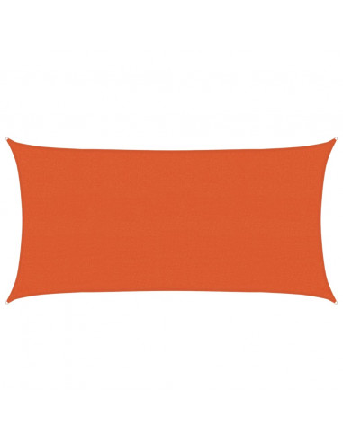 Vela Parasole 160 g/m² Arancione 2,5x4,5 m in HDPE