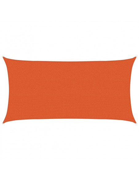 Vela Parasole 160 g/m² Arancione 2,5x4,5 m in HDPE