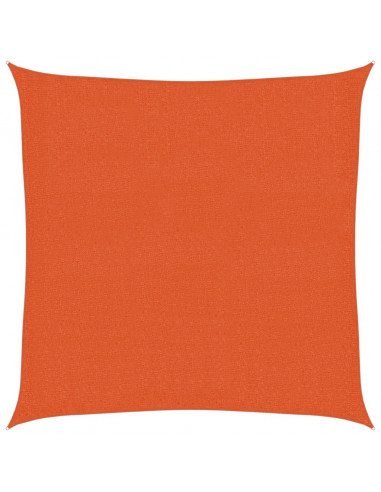 Vela Parasole 160 g/m² Arancione 2x2 m in HDPE