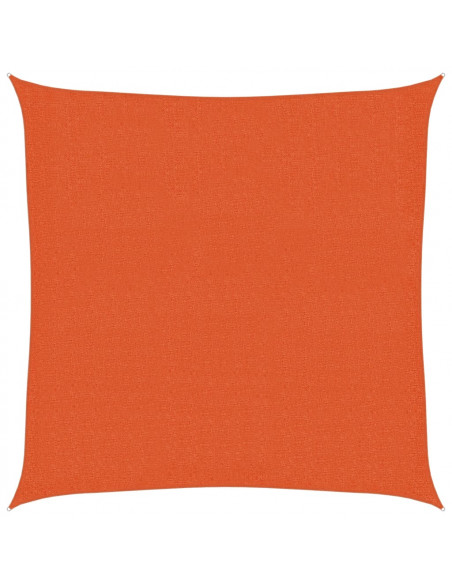 Vela Parasole 160 g/m² Arancione 2x2 m in HDPE