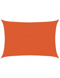 Vela Parasole 160 g/m² Arancione 4x6 m in HDPE 2