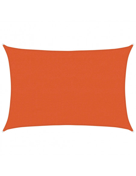 Vela Parasole 160 g/m² Arancione 4x6 m in HDPE