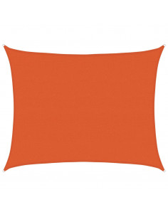 Vela Parasole 160 g/m² Rettangolare Arancione 6x7 m in HDPE 2