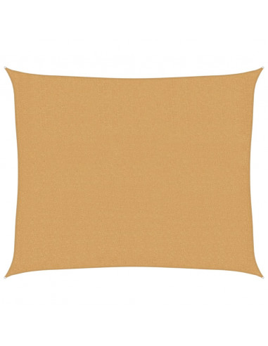 Vela Parasole 160 g/m² Rettangolare Sabbia 2,5x3 m in HDPE