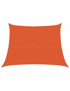 Vela Parasole 160 g/m² Trapezio Arancione 4/5x3 m in HDPE 2