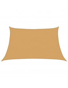 Vela Parasole 160 g/m² Trapezio Grigio Chiaro 3/4x2 m in HDPE 2