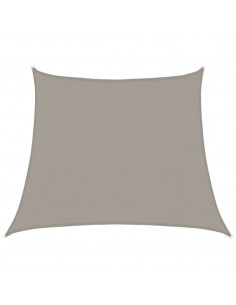 Vela Parasole 160 g/m² Trapezio Grigio Chiaro 3/4x3 m in HDPE 2