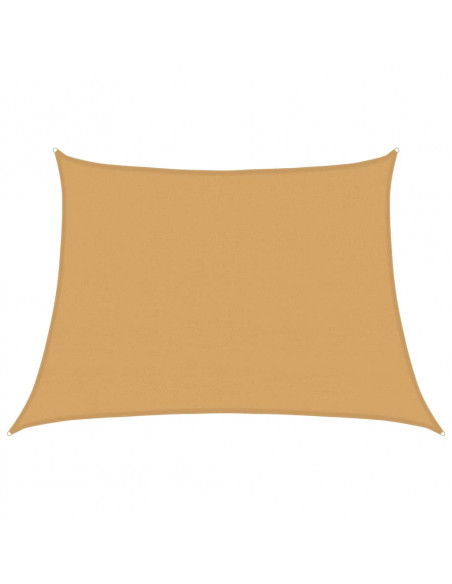 Vela Parasole 160 g/m² Trapezio Grigio Chiaro 4/5x3 m in HDPE