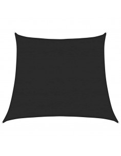 Vela Parasole 160 g/m² Trapezio Nero 4/5x4 m in HDPE 2