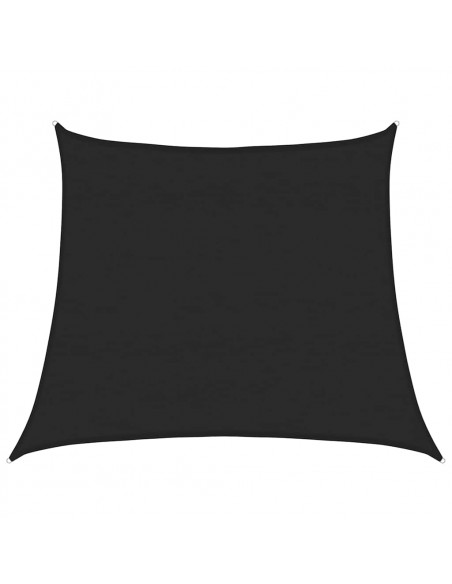 Vela Parasole 160 g/m² Trapezio Nero 4/5x4 m in HDPE