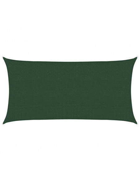Vela Parasole 160 g/m² Verde Scuro 2x3,5 m in HDPE
