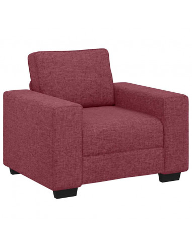 Poltrona Rosso Vino 60 cm in Tessuto