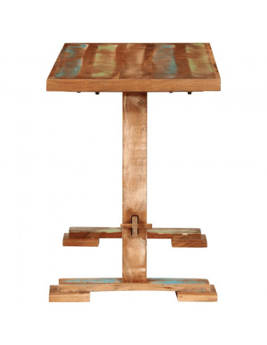 Tavolo da Pranzo 110x55x78 cm in Legno Massello di Recupero