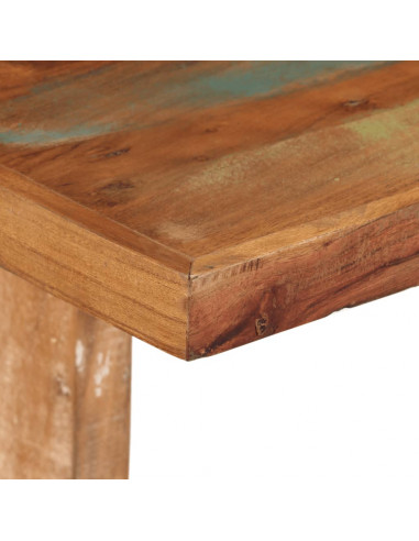 Tavolo da Pranzo 110x55x78 cm in Legno Massello di Recupero