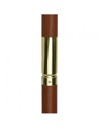 Ombrellone da Esterni con Palo in Legno 200x300 cm Antracite