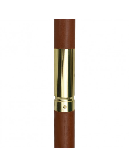 Ombrellone da Esterni con Palo in Legno 200x300 cm Antracite