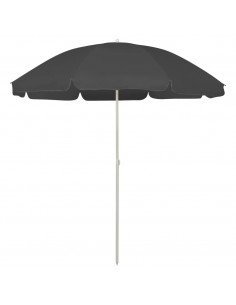 Ombrellone da Spiaggia Antracite 240 cm 2
