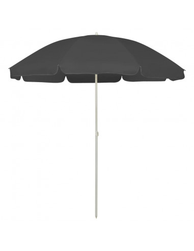 Ombrellone da Spiaggia Antracite 240 cm