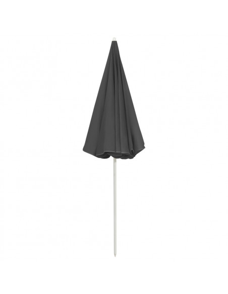 Ombrellone da Spiaggia Antracite 240 cm