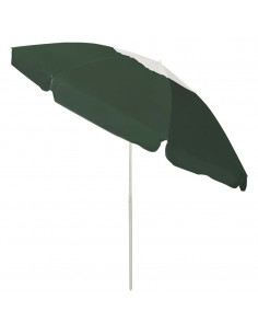 Ombrellone da Spiaggia Verde 240 cm 2