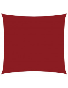 Parasole a Vela in Tela Oxford Quadrato 4,5x4,5 m Rosso 2